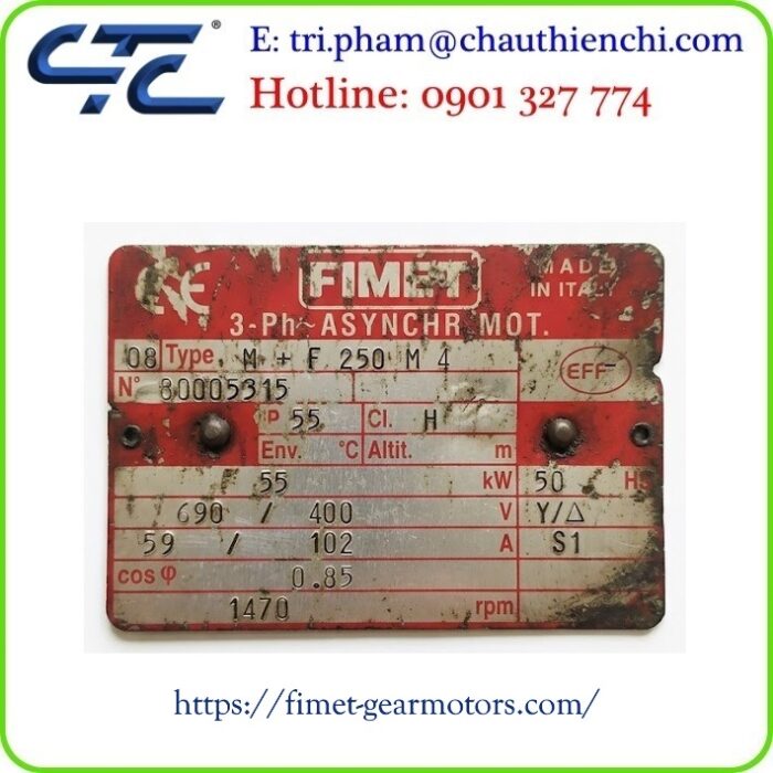 Motor điện FIMET đồng bộ 1 pha và 3 pha
